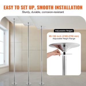 VEVOR Professionaalne tantsupost, 200 kg, 45 mm, 2750×390×390 mm — pilt 5
