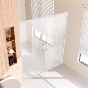 VEVOR Poolraamita dušiuks, 150 cm, 6 mm, 1499×1778×90 mm — pilt 8