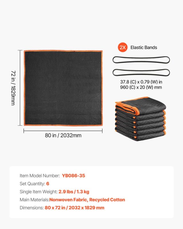 Kolimistekid 6 tk, 2032 x 1829 mm, 15,9 kg