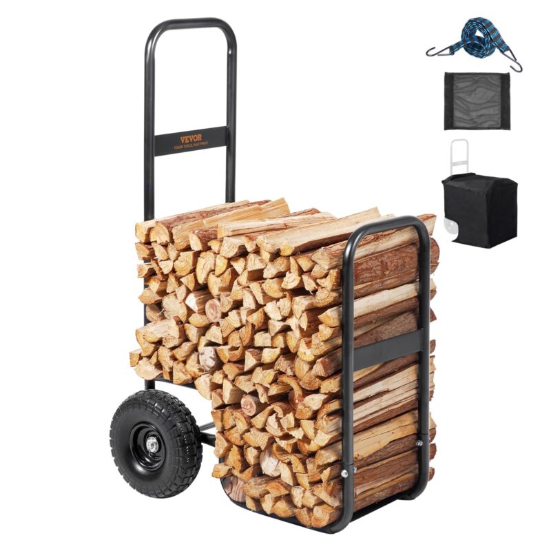 Firewood Log Cart, 113,4 kg, 110 cm