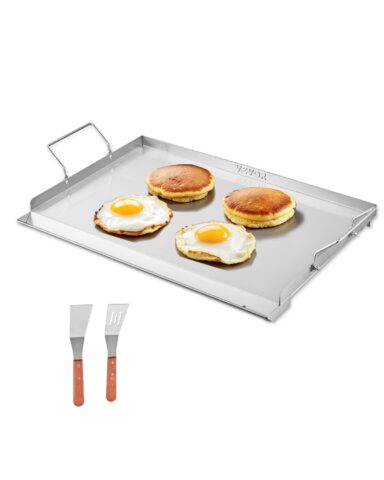 Stainless Steel Griddle, 58,4 x 40,6 cm, 4,65 kg