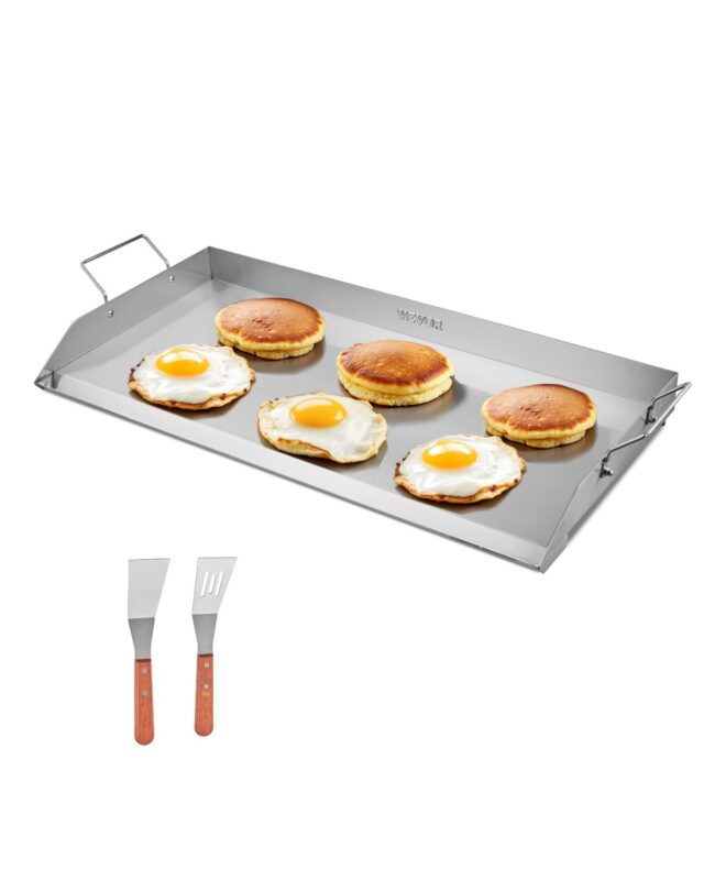 Stainless Steel Griddle, 81,3 x 40,6 cm, 6,92 kg