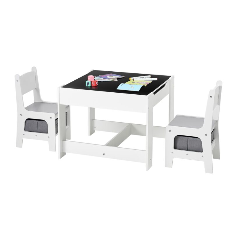 Kids Table and 2 Chairs Set, 49,9 kg, 61 x 61 x 48,3 cm