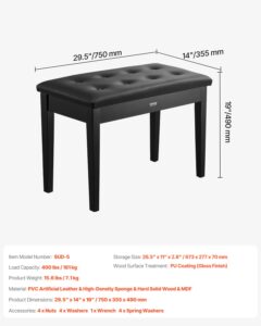 Duet klaveripink, 181 kg, 750 x 355 x 490 mm — pilt 7