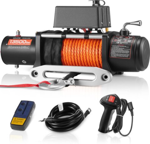 Electric Winch, 6124 kg, 6,12 kg, 9,5 mm