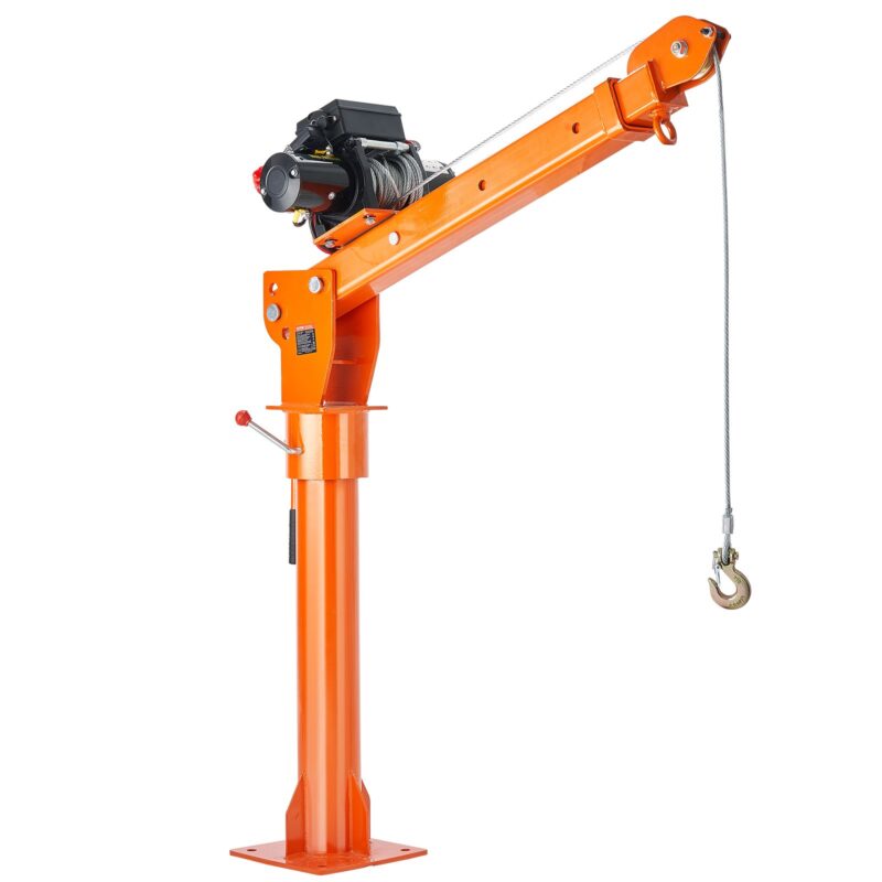 Electric Pickup Truck Crane Hoist Crane 997.9 kg 360° Swivel Hoist Lift, 2722 kg, 997,9 kg