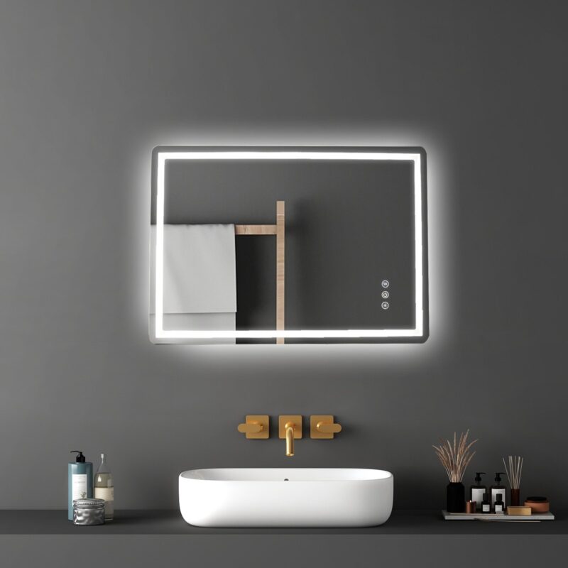 LED vannitoapeegel, 70 x 100 cm