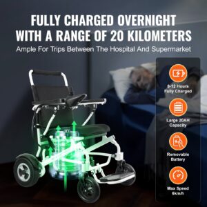 Kokkupandav elektriline ratastool mootoriga elektritool 136 kg 50,8 cm lai iste, 136,08 kg — pilt 3