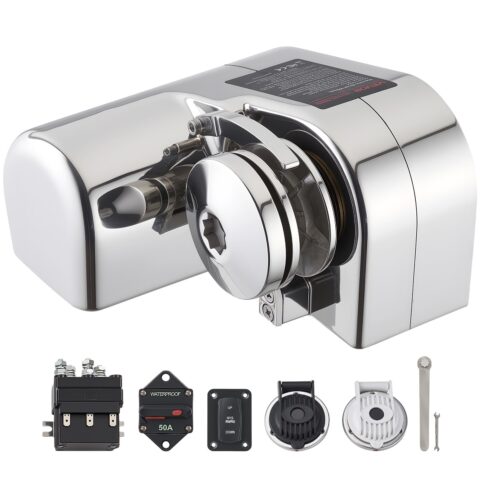 Horizontal Fishing Windlass, 600 W, 6,35 mm, 260 kg
