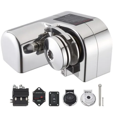 Horisontaalne kalastusvints, 600 W, 6,35 mm, 260 kg, 9 m
