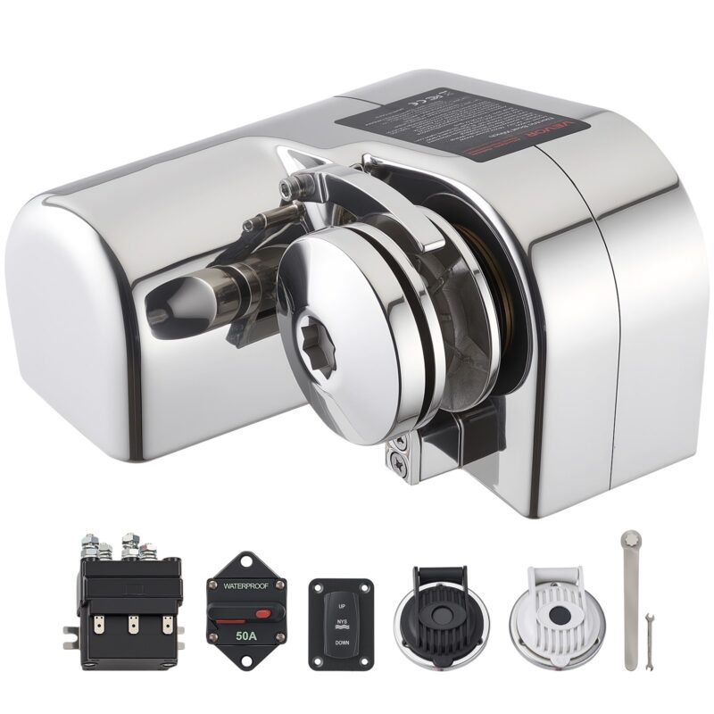 Horizontal Fishing Windlass, 600 W, 6,35 mm, 260 kg