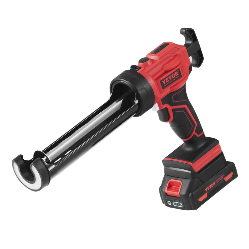 20V Cordless Electric Caulking Gun 300ml with 4 Adjustable Speeds, 300 ml