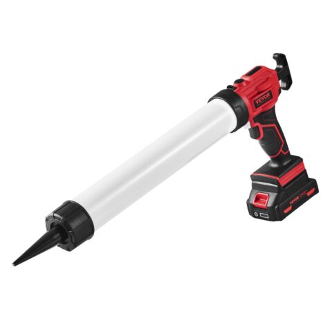 20V Cordless Electric Caulking Gun 600ml with 4 Adjustable Speeds, 600 ml