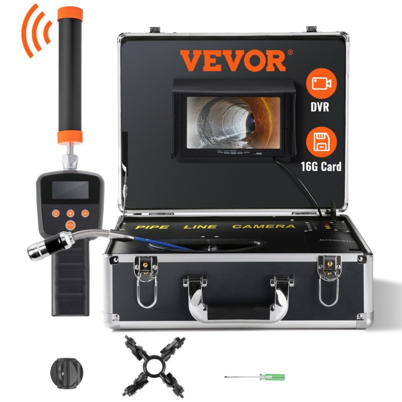 Sewer Camera Pipe Inspection Camera 17.8 cm Screen 1000TVL Camera 40m, 17,8 cm, 40 m