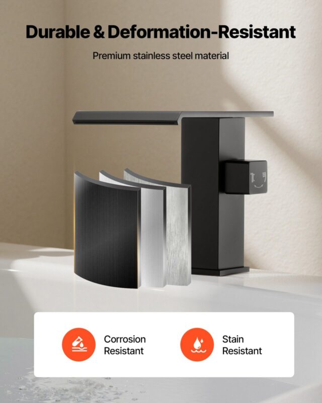 VEVOR Rooma vannisegisti, matt, 220×190×98 mm