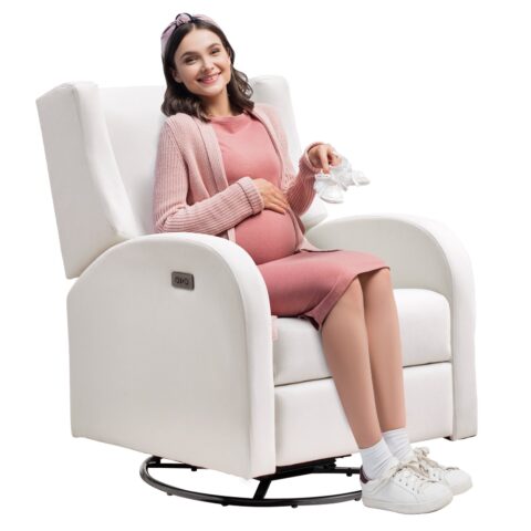 Electronic Power Recliner and Swivel Glider, 113,4 kg, 950 x 740 x 980 mm