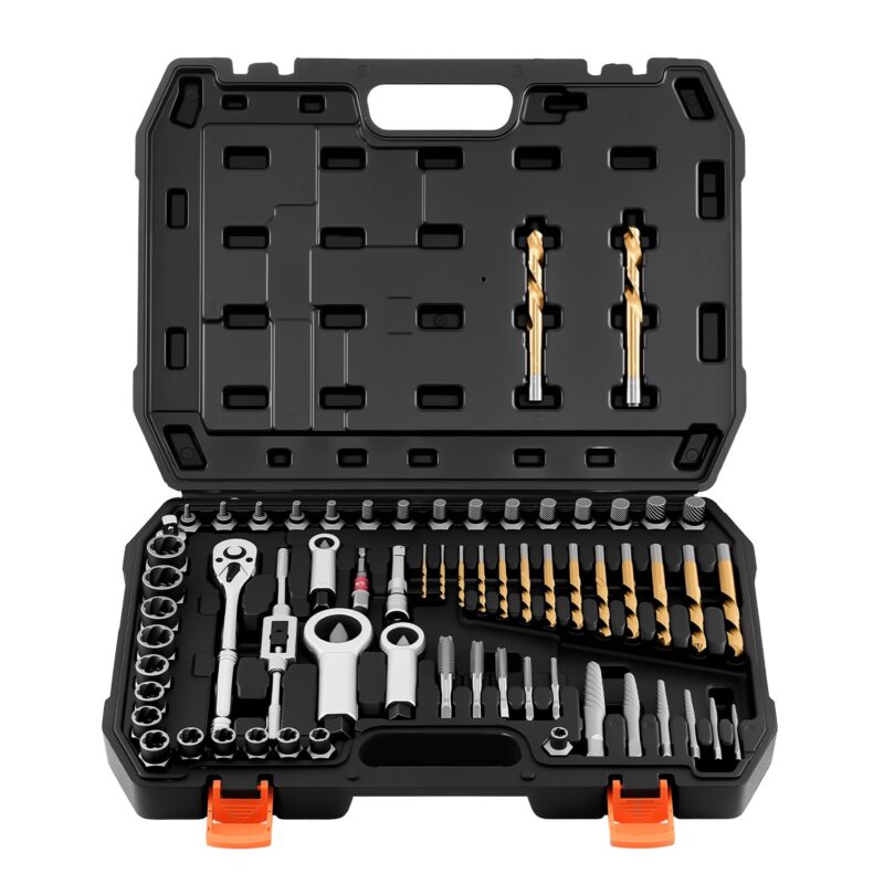 Screw Extractor Set, 63 osa