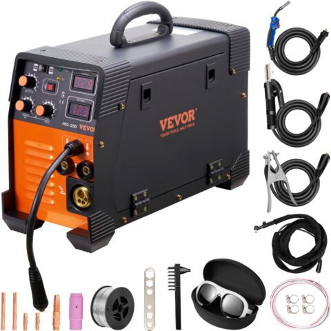 MIG Welder 250 Amp MIG TIG Arc Welder 3 in 1 Welder Welding Machine 220V TIG Welder Lift