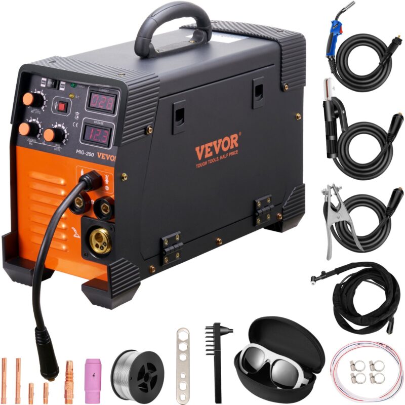 MIG Welder 200 Amp MIG TIG Arc Welder 3 in 1 Welder Welding Machine 220V TIG Welder Lift