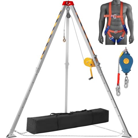 Confined Space Tripod Kit, 544 kg, 2,13 m