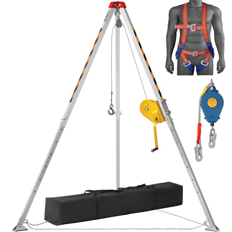 Confined Space Tripod Kit, 1179 kg, 2,43 m
