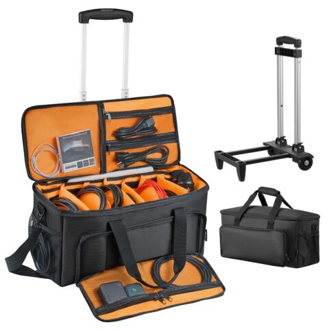 Rulluv DJ-kaablikott, 50,8 x 23,9 x 26,4 cm, 63,5 mm