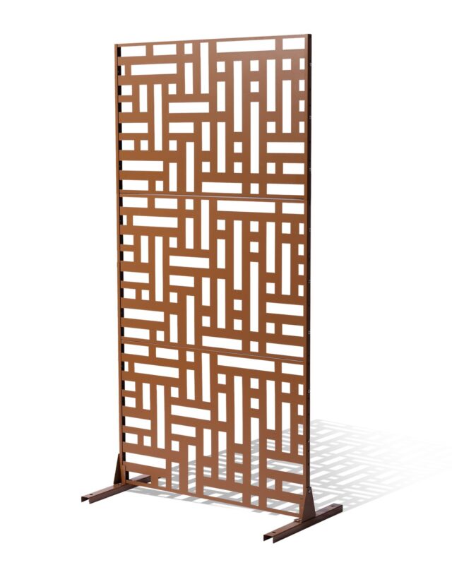 Metal Privacy Screen, 119 cm, 1 L
