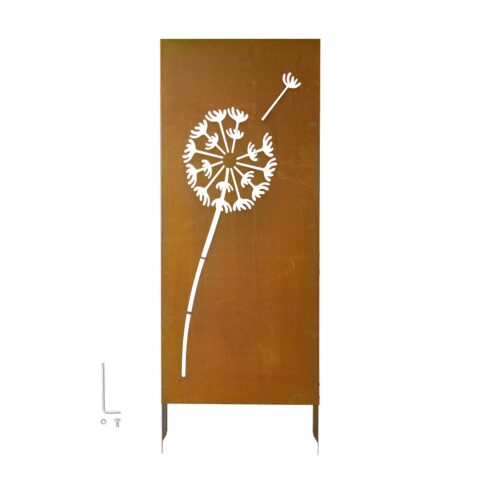 Metal Privacy Screen, 61 x 160 cm, 10,5 kg