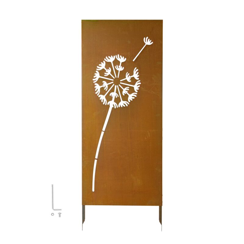 Metal Privacy Screen, 61 x 160 cm, 10,5 kg