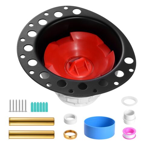 PVC Freestanding Tub Drain Kit, 1,27 cm, 178 x 158 x 102 mm