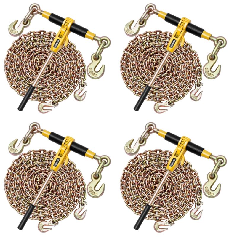 Ratchet Chain Binder, 10 mm, 6,1 m, 4173 kg