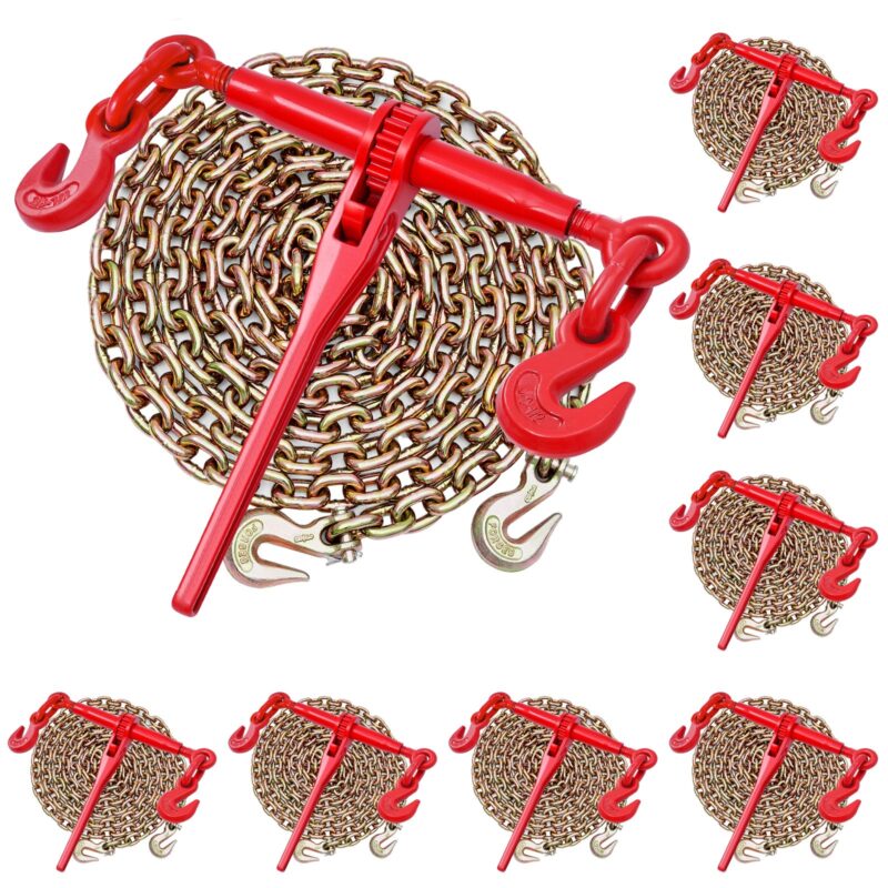 Ratchet Chain Binder, 10 mm, 3 m, 4173 kg