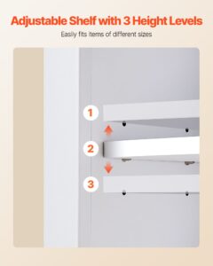 VEVOR Vannitoa seinakapp, 2 uksega, 590×200×700 mm — pilt 4