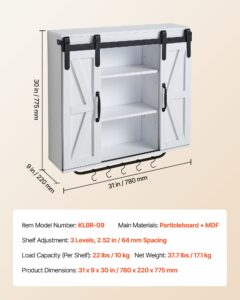 VEVOR Vannitoa seinakapp, 2 uksega, 780×220×775 mm — pilt 7