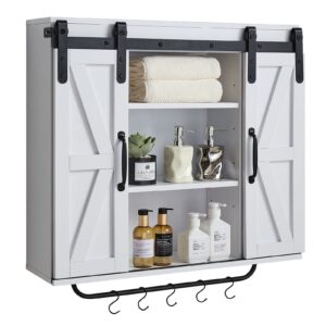 VEVOR Vannitoa seinakapp, 2 uksega, 780×220×775 mm — pilt 1