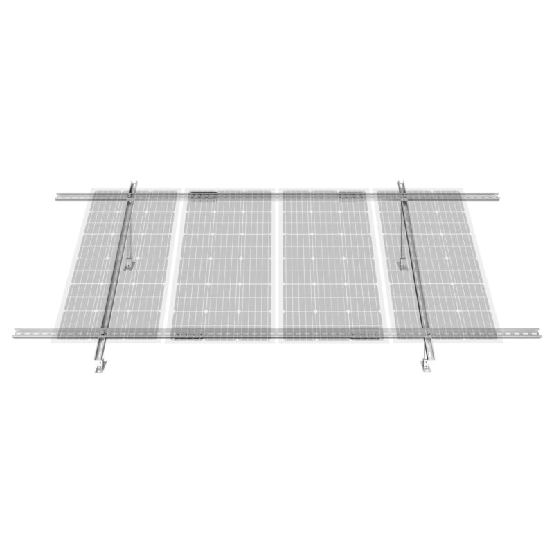 Solar Panel Mounting Brackets, 150 kg, 300 x 100 cm, 4 tk