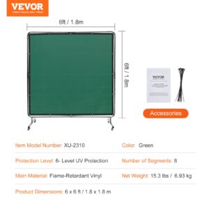 VEVOR Keevituskraan raamiga, 1,8 x 1,8 m, roheline, 93 kg — pilt 7