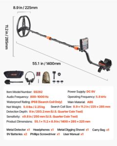 Metallidetektor täiskasvanutele, 254 mm — pilt 7