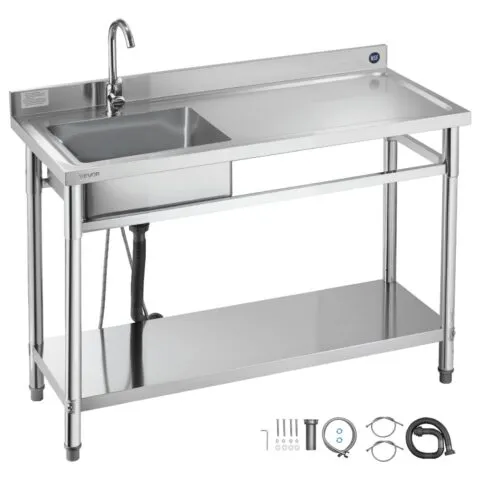 Roostevabast terasest köögivalamu, 1200 x 500 x 940 mm