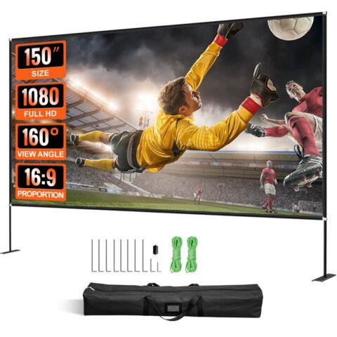 Outdoor Movie Screen w/ Stand, 381 cm