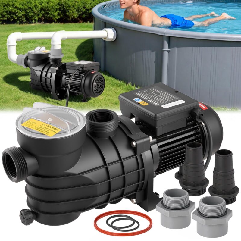Above Ground Pool Pump, 180 W, 10,800 L/h, 8 m