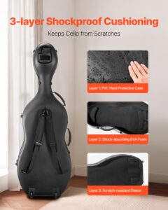 4/4 täissuuruses tšellokohver — pilt 2