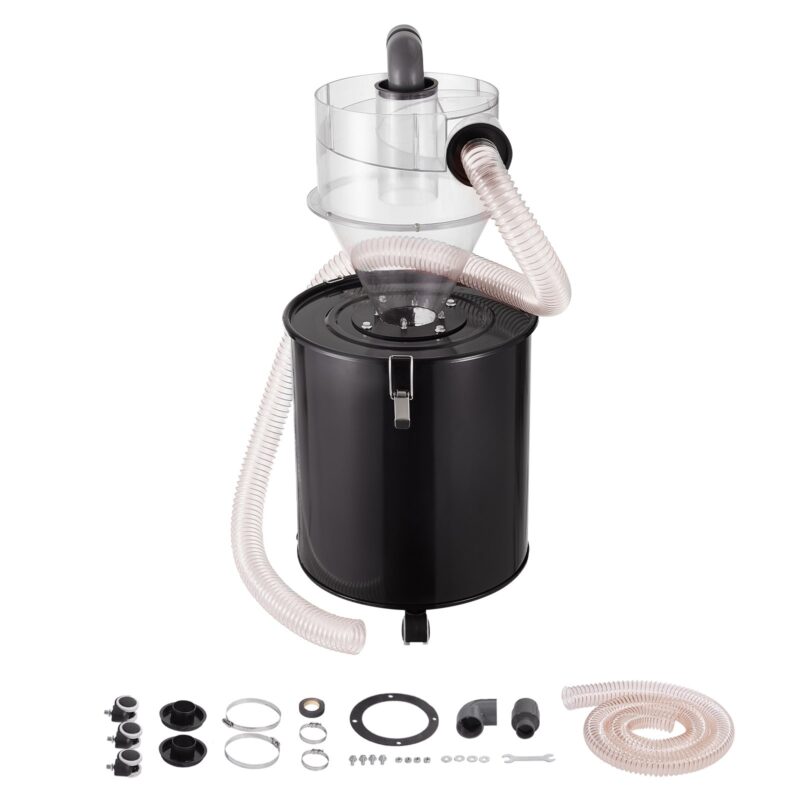 Cyclone Dust Separator with Metal Tank, 10,2 cm, 50 L
