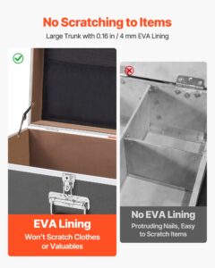 VEVOR Metallist hoiukast, 15 kg, hall, 763×392×312 mm — pilt 4