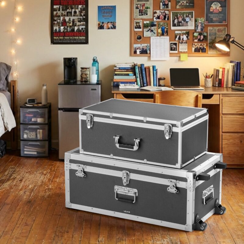 VEVOR Metallist hoiukast, 15 kg, hall, 763×392×312 mm