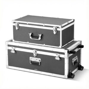 VEVOR Metallist hoiukast, 15 kg, hall, 763×392×312 mm — pilt 1