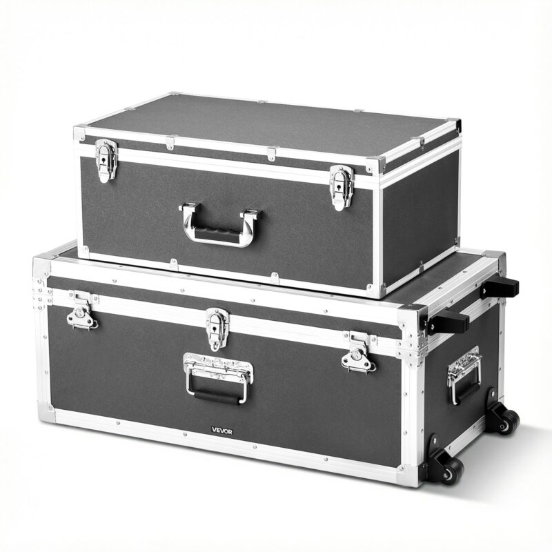 VEVOR Metallist hoiukast, 15 kg, hall, 763×392×312 mm
