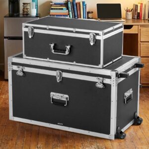 VEVOR Metallist hoiukast, 15 kg, must, 816×452×460 mm — pilt 8