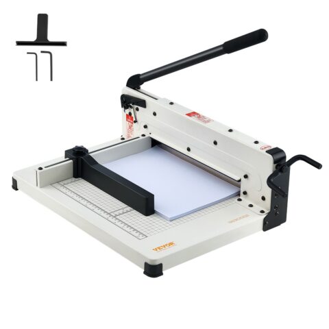 Paper Cutter 30.5 cm A4 Guillotine Paper Trimmer 400 Sheet Capacity Metal Base, 30,5 cm
