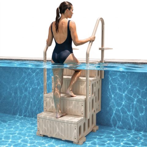 Swimming Pool Ladder, 181,4 kg, 181 kg, 137 cm